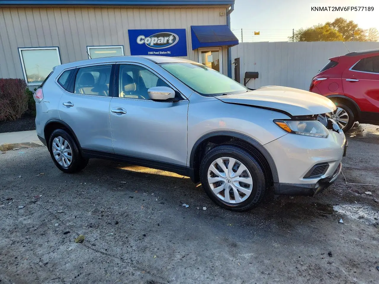 2015 NISSAN ROGUE VIN KNMAT2MV6FP577189 — фото 4