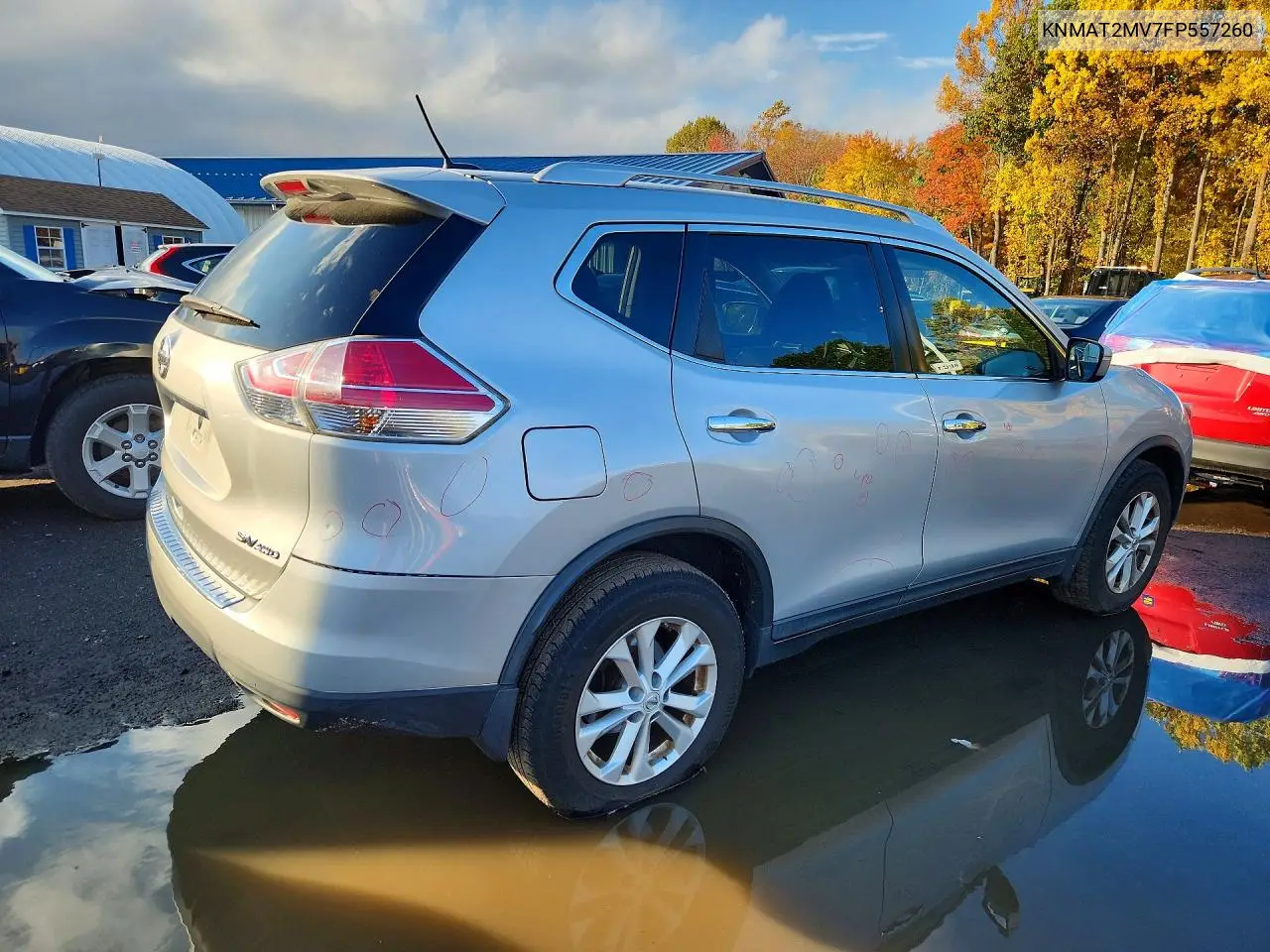 2015 NISSAN ROGUE VIN KNMAT2MV7FP557260 — фото 3