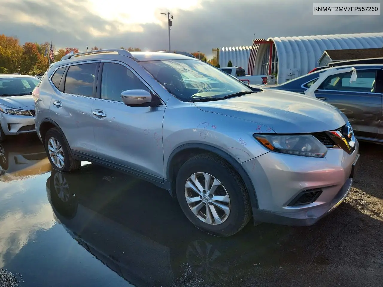 2015 NISSAN ROGUE VIN KNMAT2MV7FP557260 — фото 4