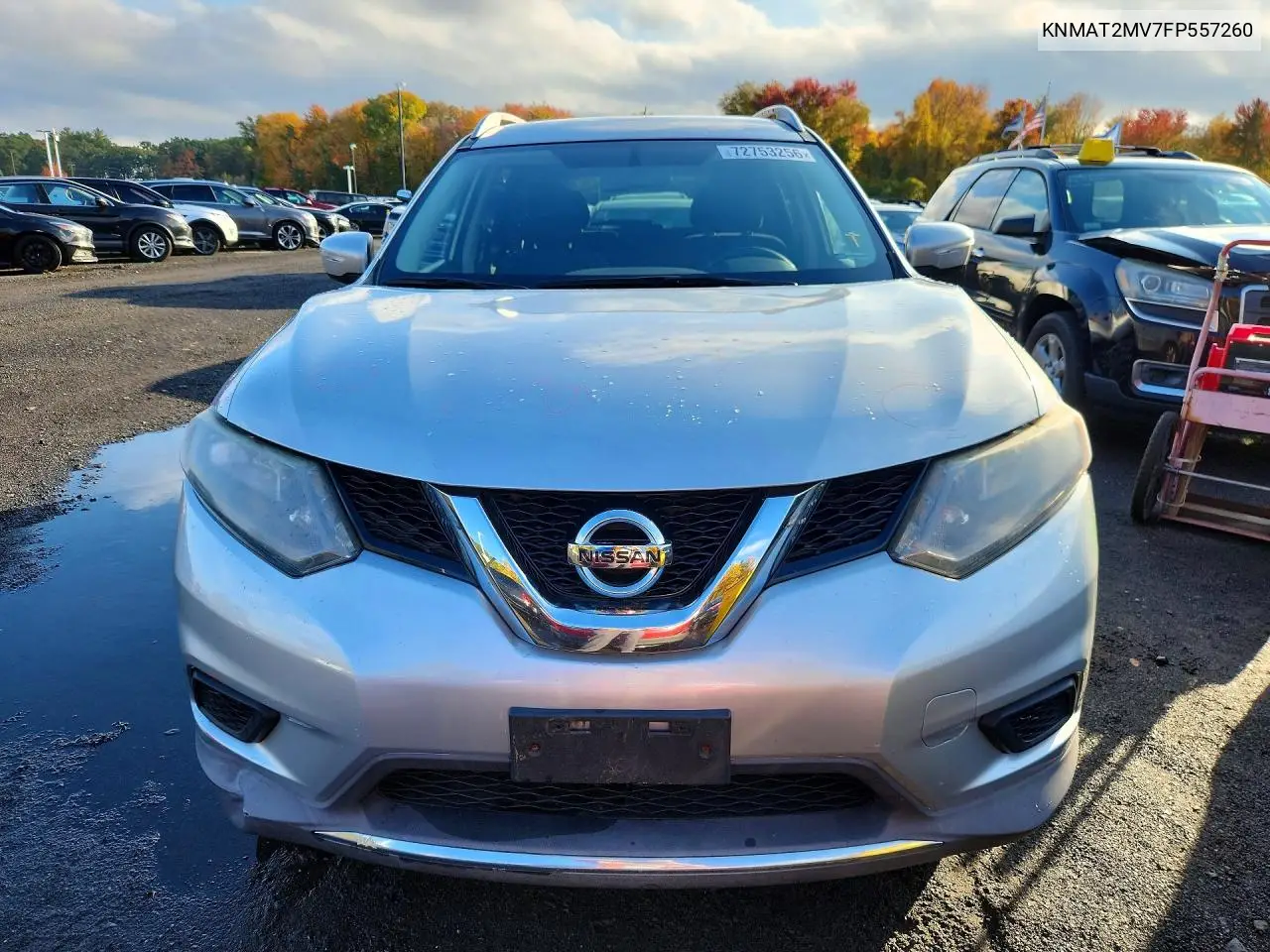 2015 NISSAN ROGUE VIN KNMAT2MV7FP557260 — фото 5