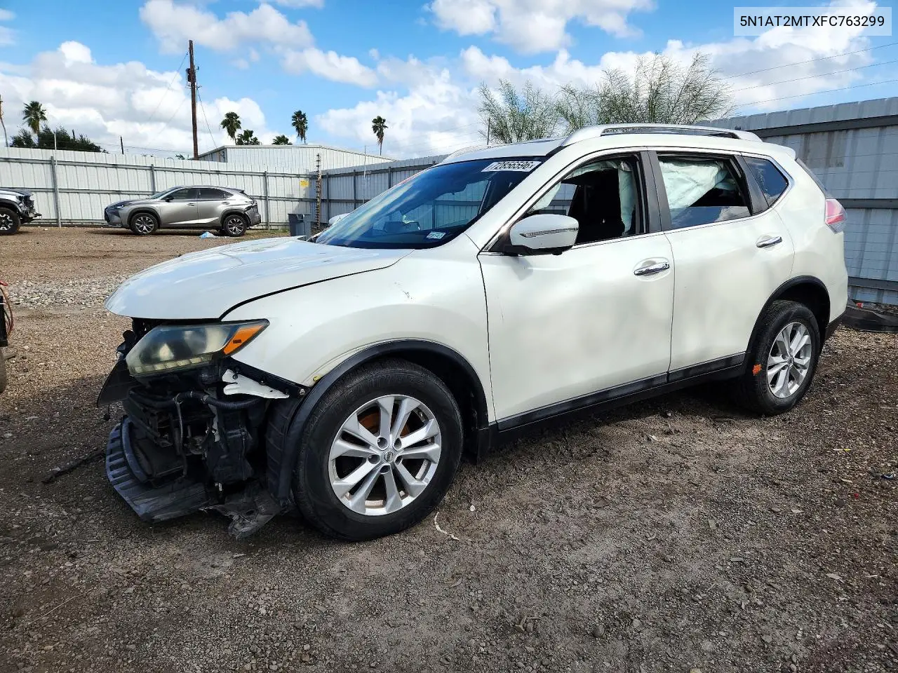 NISSAN ROGUE 2015, VIN 5N1AT2MTXFC763299