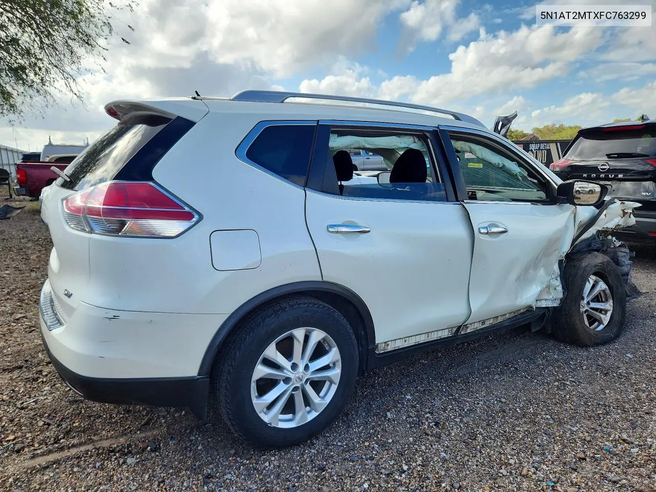 2015 NISSAN ROGUE VIN 5N1AT2MTXFC763299 — фото 3