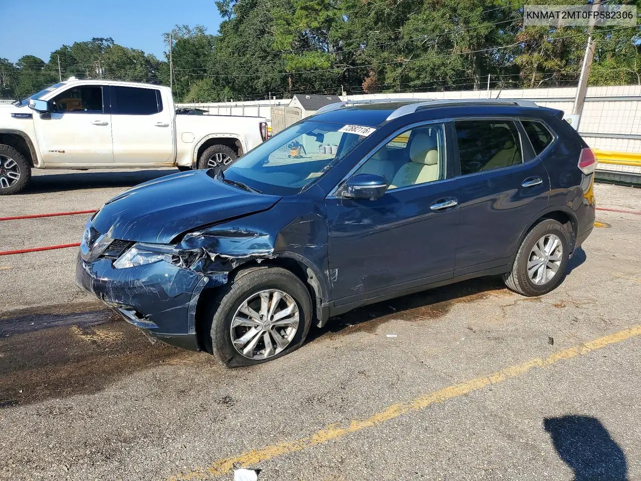 NISSAN ROGUE 2015, VIN KNMAT2MT0FP582306