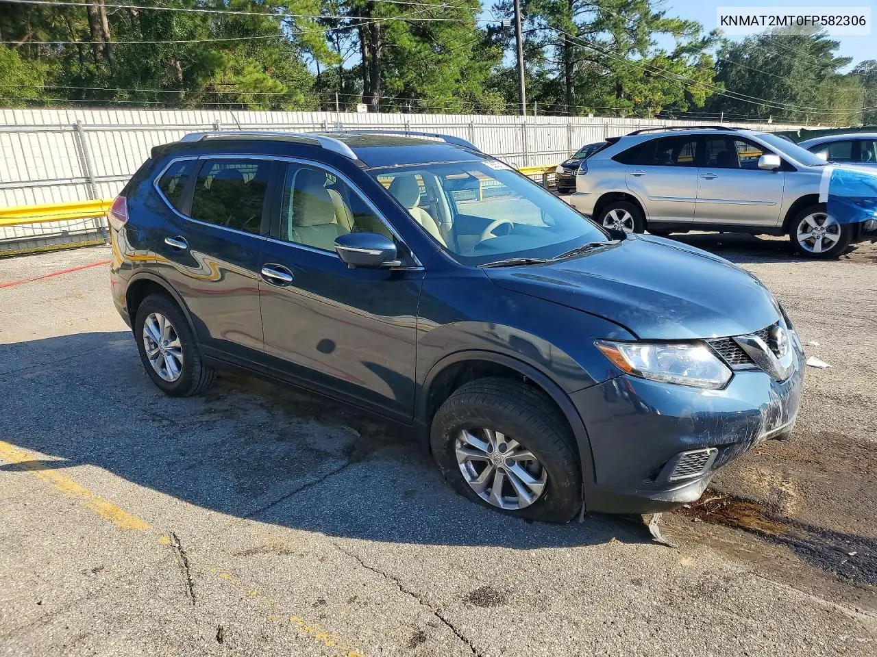 2015 NISSAN ROGUE VIN KNMAT2MT0FP582306 — фото 4