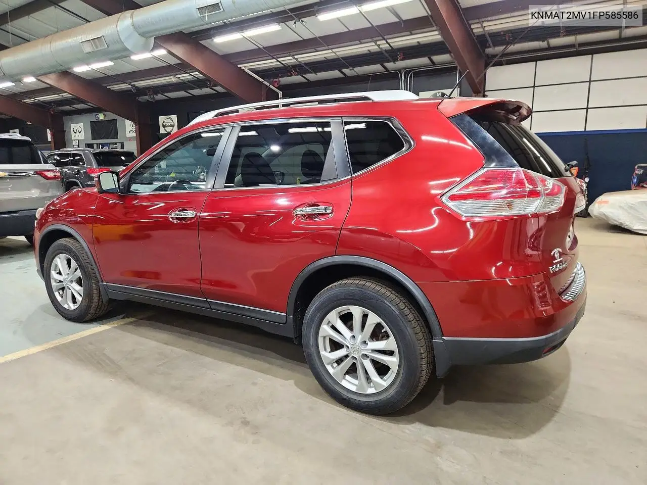 2015 NISSAN ROGUE VIN KNMAT2MV1FP585586 — фото 2