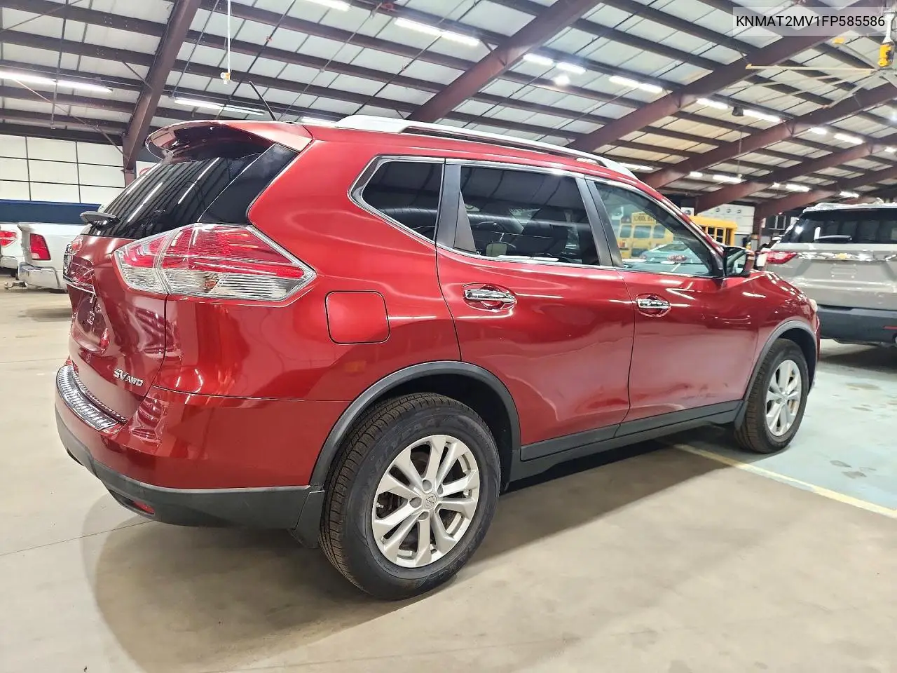 2015 NISSAN ROGUE VIN KNMAT2MV1FP585586 — фото 3
