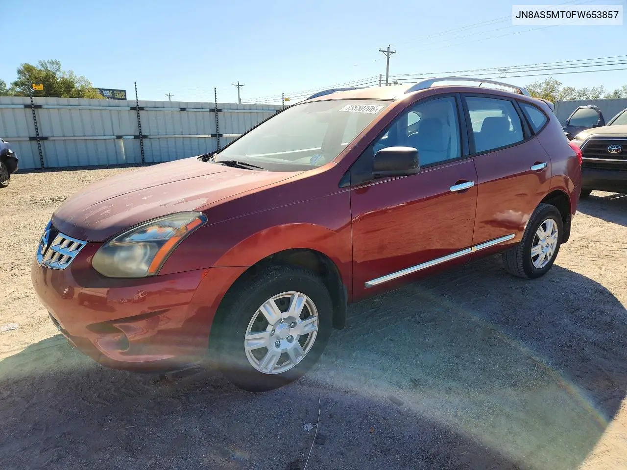 NISSAN ROGUE 2015, VIN JN8AS5MT0FW653857