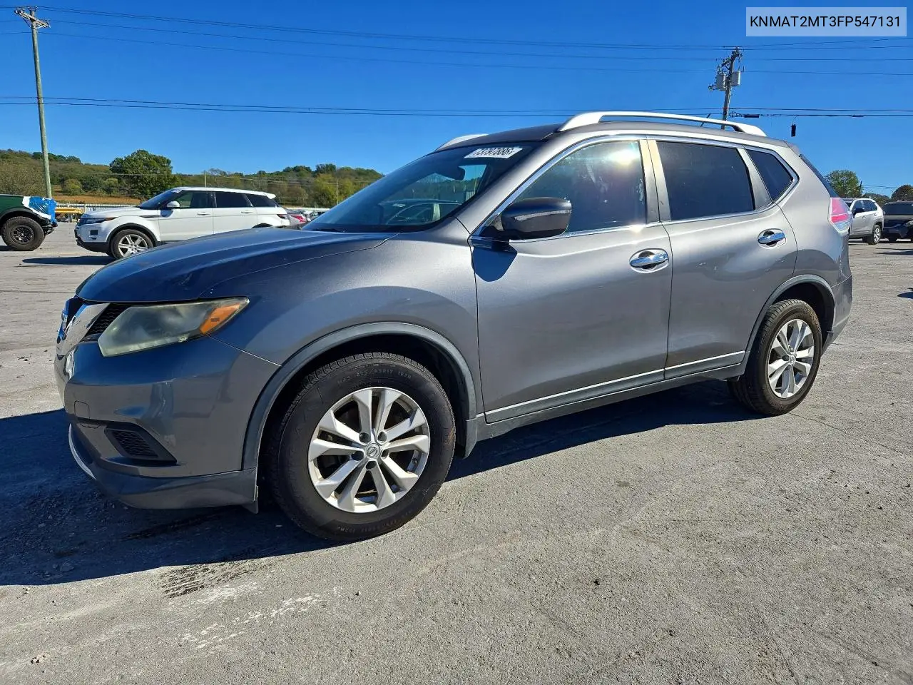 NISSAN ROGUE 2015, VIN KNMAT2MT3FP547131