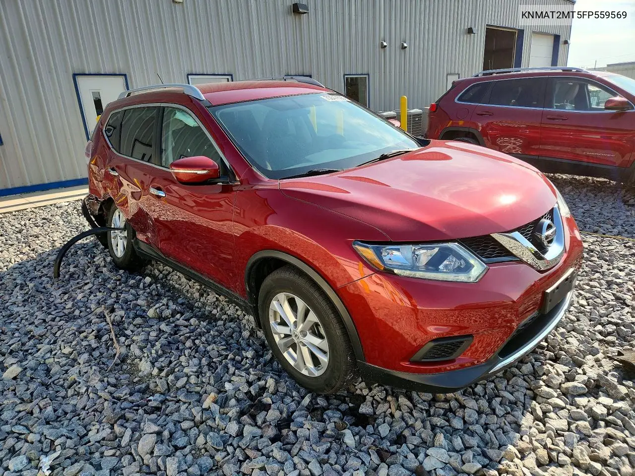 2015 NISSAN ROGUE VIN KNMAT2MT5FP559569 — фото 4