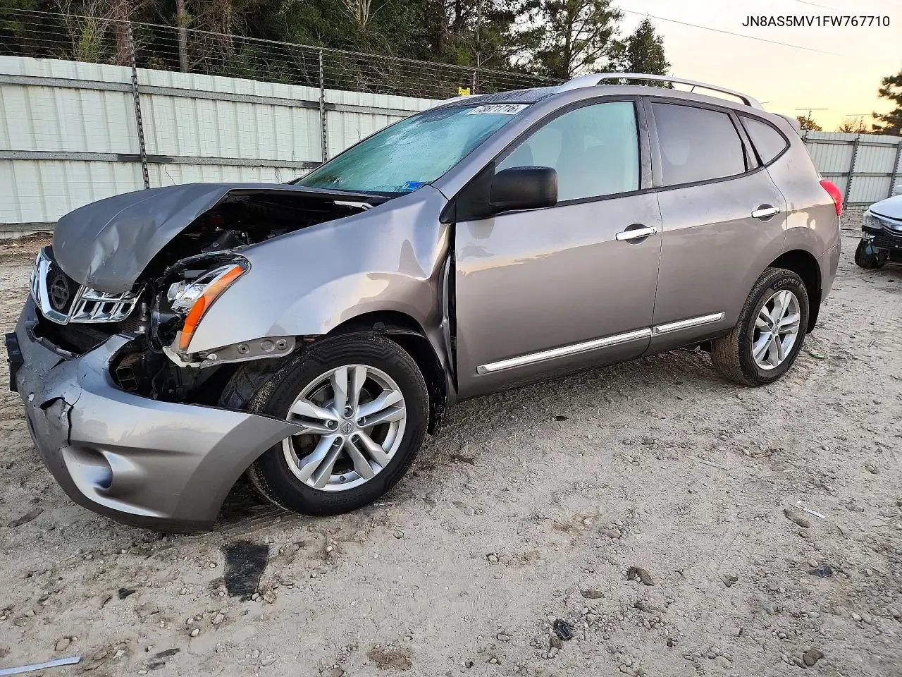 NISSAN ROGUE 2015, VIN JN8AS5MV1FW767710