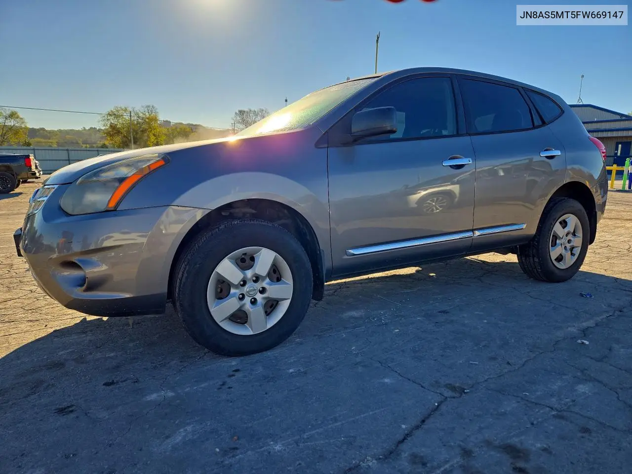 NISSAN ROGUE 2015, VIN JN8AS5MT5FW669147