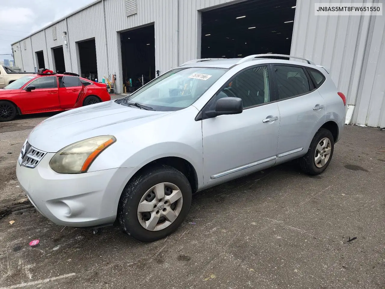 NISSAN ROGUE 2015, VIN JN8AS5MT8FW651550