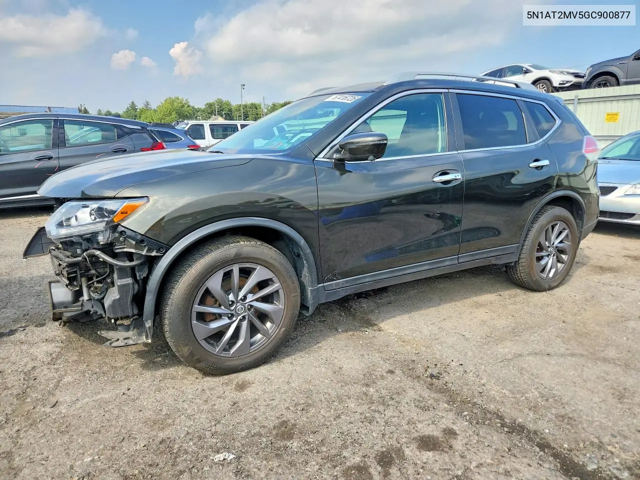 NISSAN ROGUE 2016, VIN 5N1AT2MV5GC900877