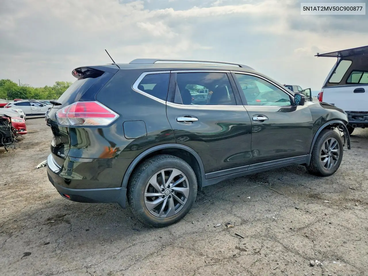 2016 NISSAN ROGUE VIN 5N1AT2MV5GC900877 — фото 3