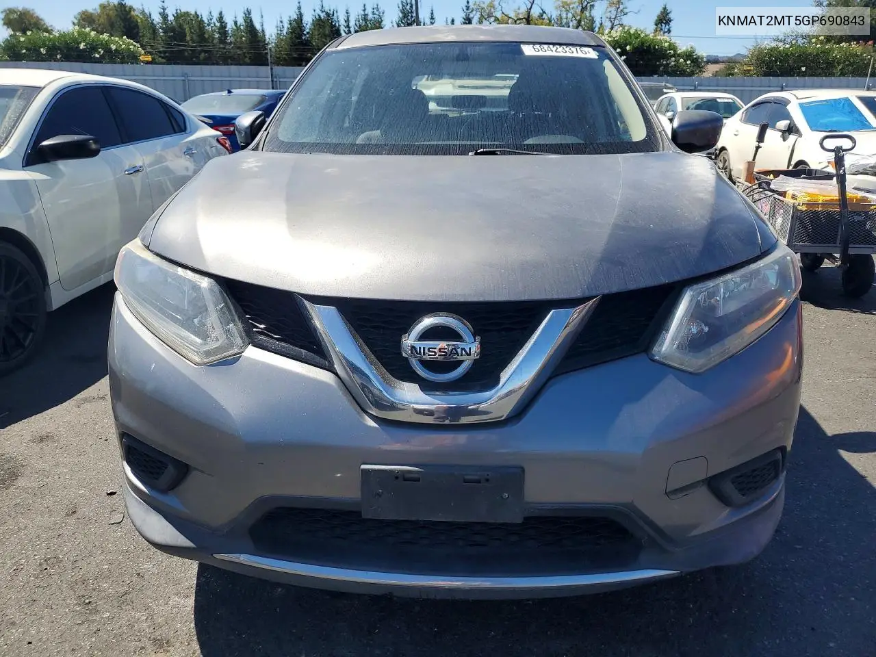 2016 NISSAN ROGUE VIN KNMAT2MT5GP690843 — фото 5