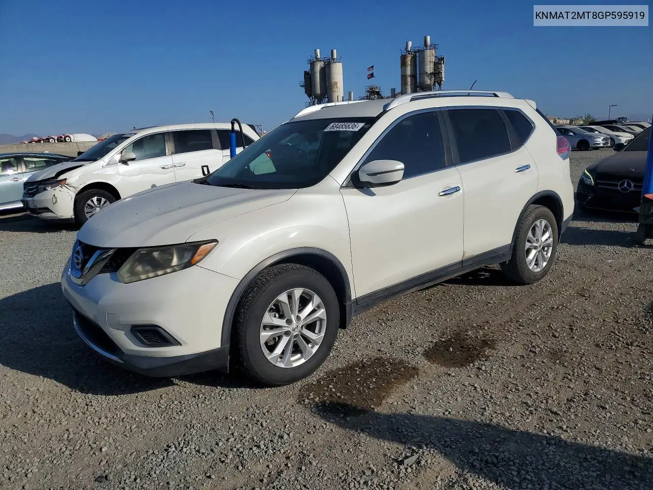 NISSAN ROGUE 2016, VIN KNMAT2MT8GP595919
