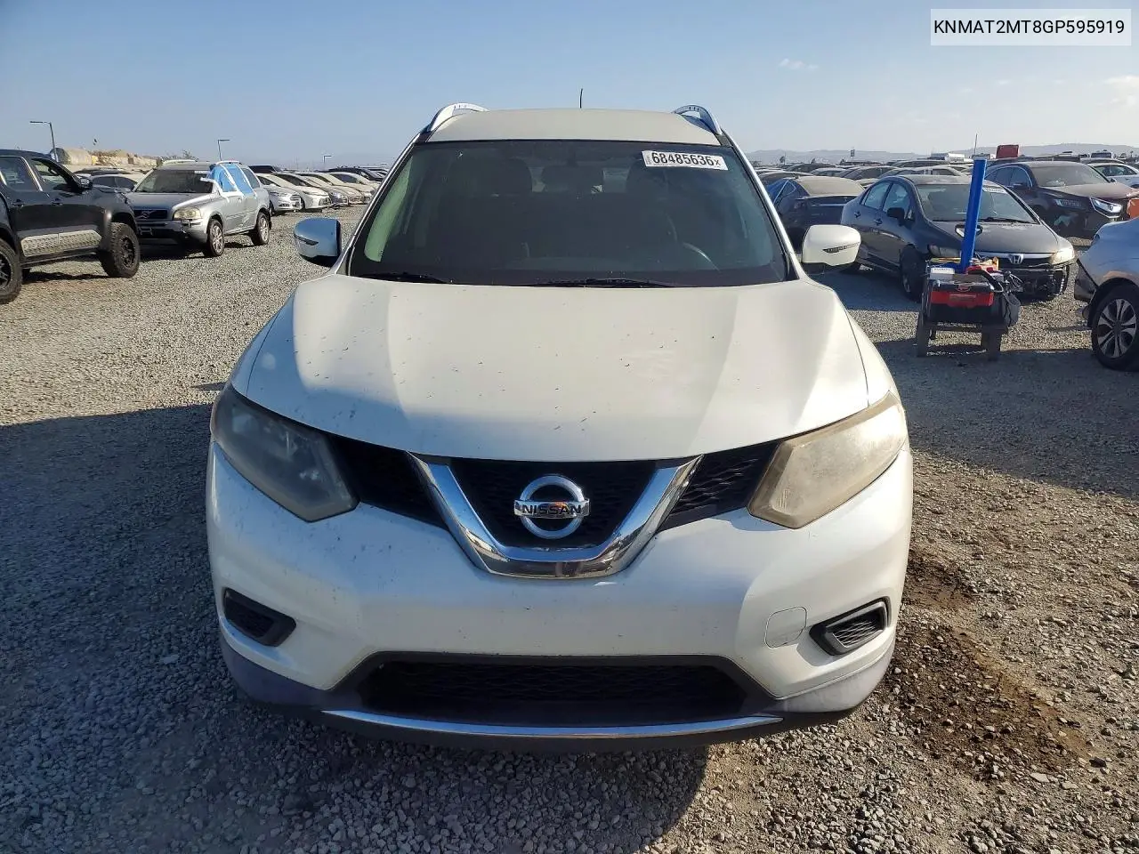 2016 NISSAN ROGUE VIN KNMAT2MT8GP595919 — фото 5