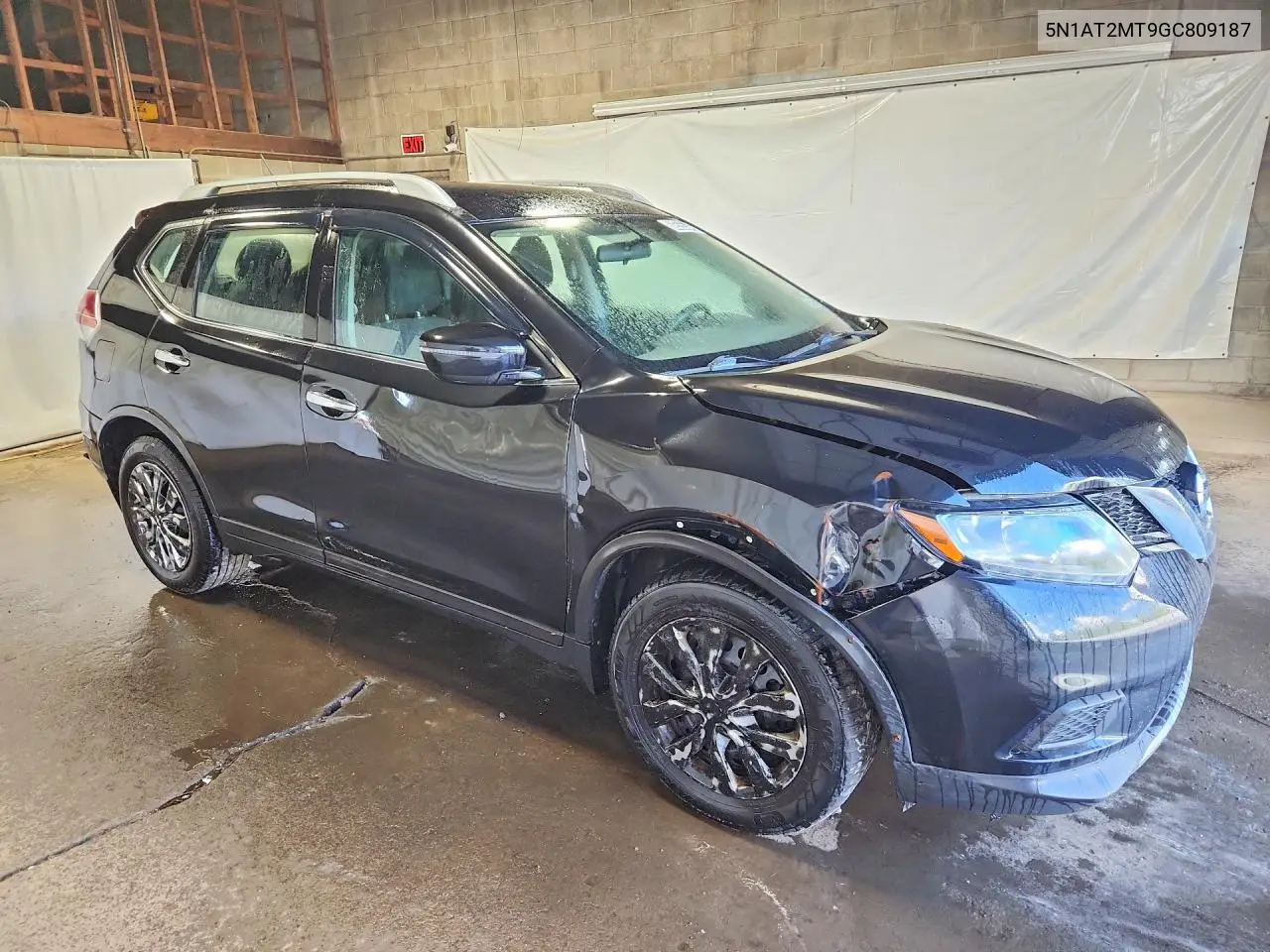 2016 NISSAN ROGUE VIN 5N1AT2MT9GC809187 — фото 4