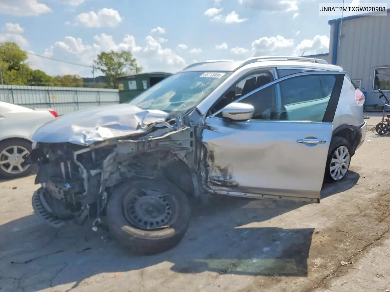 NISSAN ROGUE 2016, VIN JN8AT2MTXGW020988