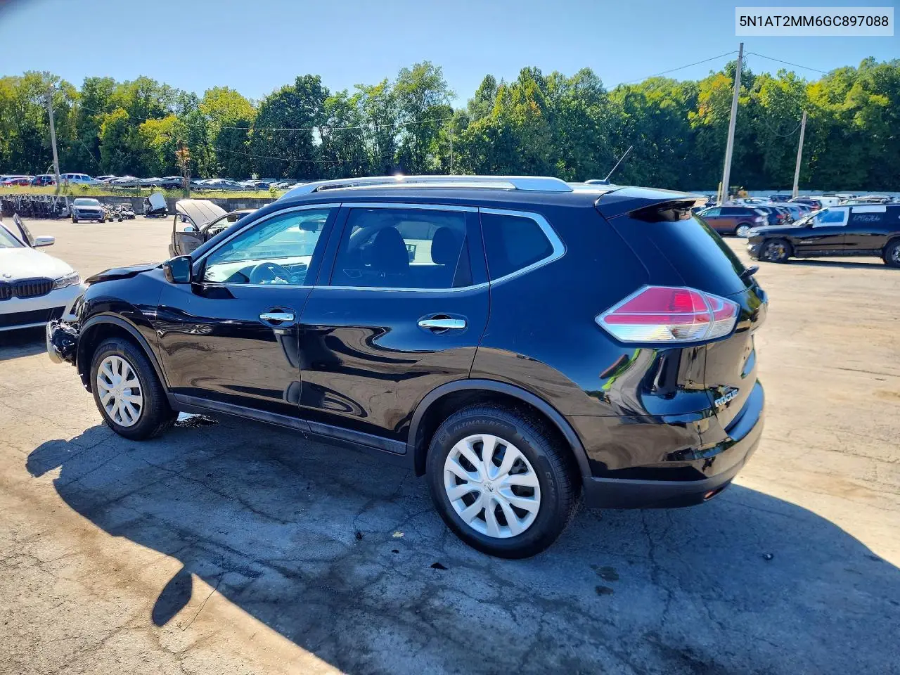 2016 NISSAN ROGUE VIN 5N1AT2MM6GC897088 — фото 2