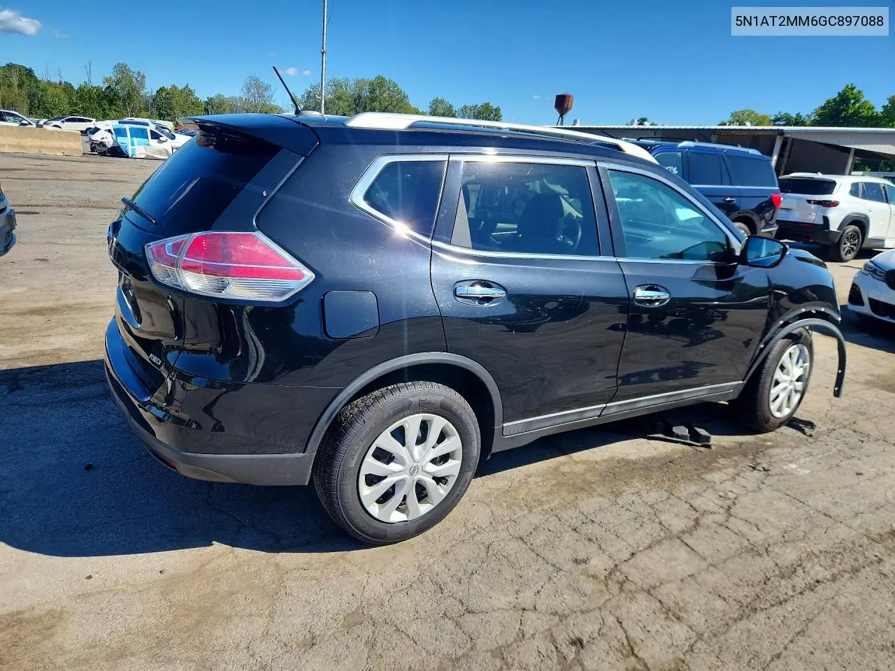 2016 NISSAN ROGUE VIN 5N1AT2MM6GC897088 — фото 3