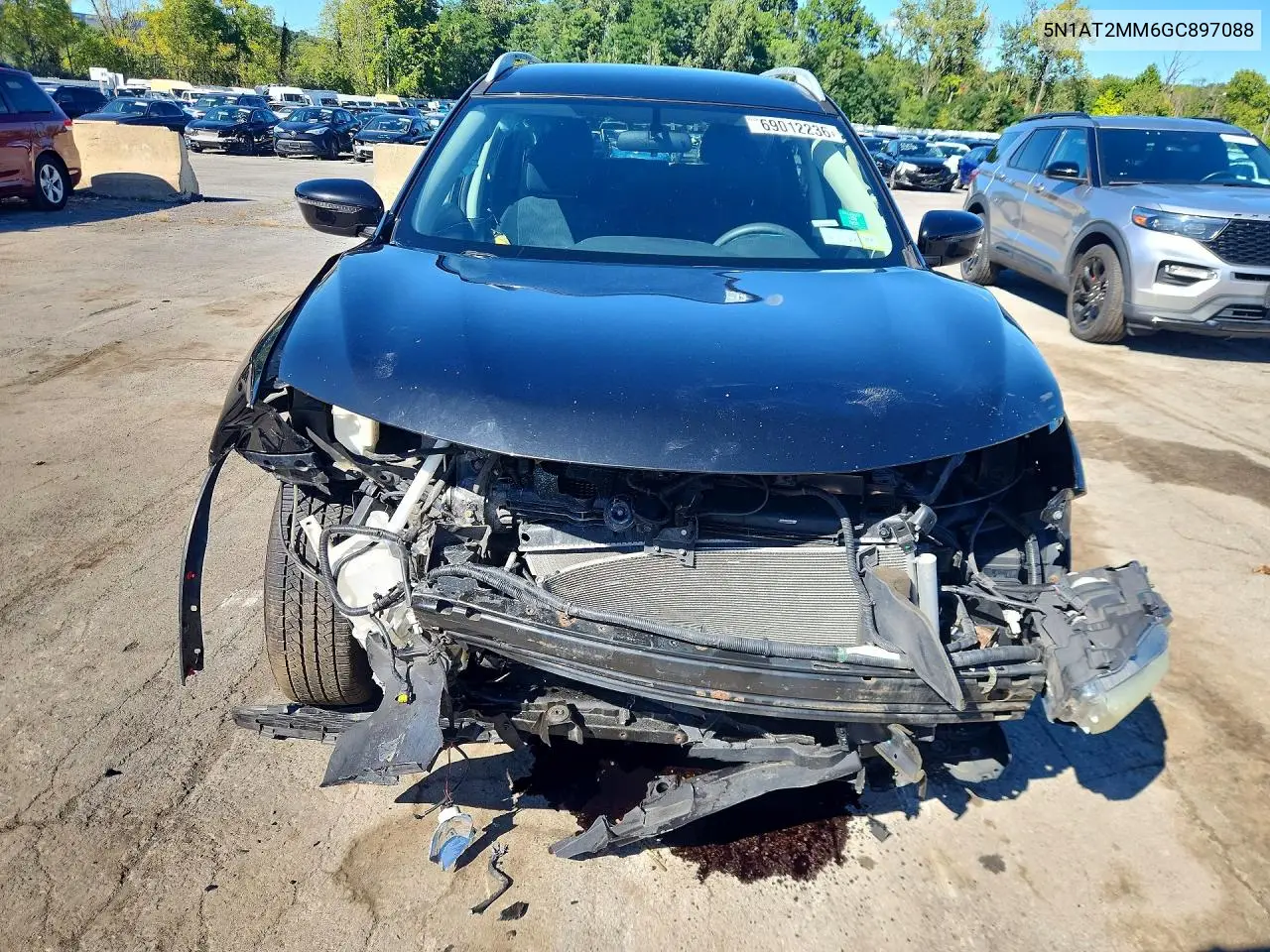 2016 NISSAN ROGUE VIN 5N1AT2MM6GC897088 — фото 5