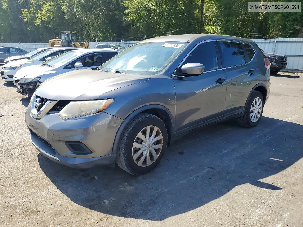 NISSAN ROGUE 2016, VIN KNMAT2MT5GP601594