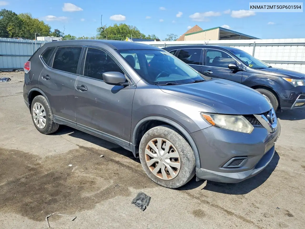 2016 NISSAN ROGUE VIN KNMAT2MT5GP601594 — фото 4