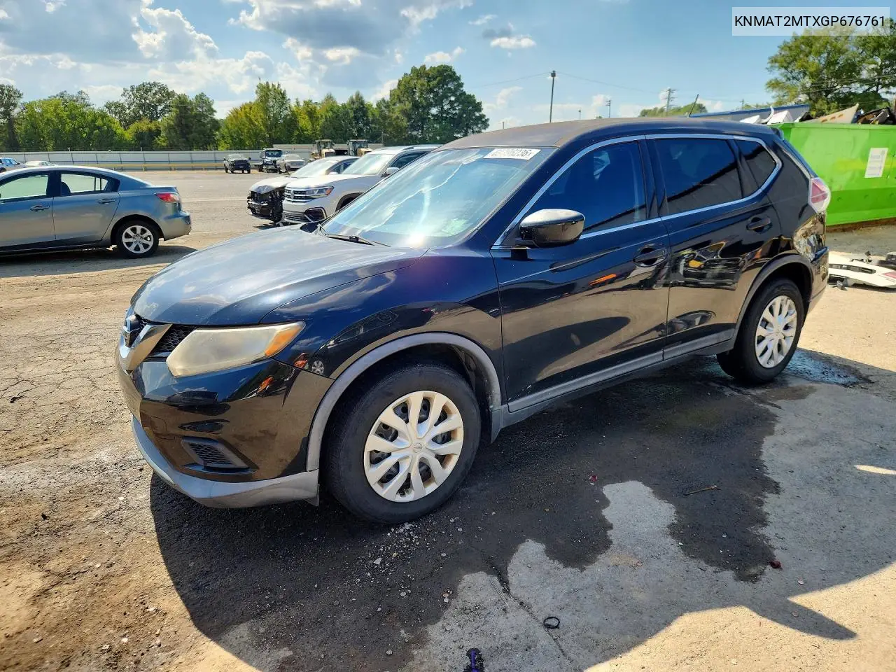 NISSAN ROGUE 2016, VIN KNMAT2MTXGP676761