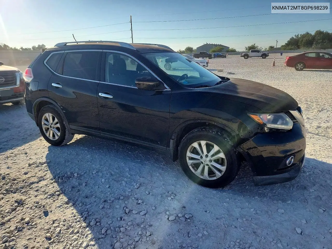2016 NISSAN ROGUE VIN KNMAT2MT8GP698239 — фото 4