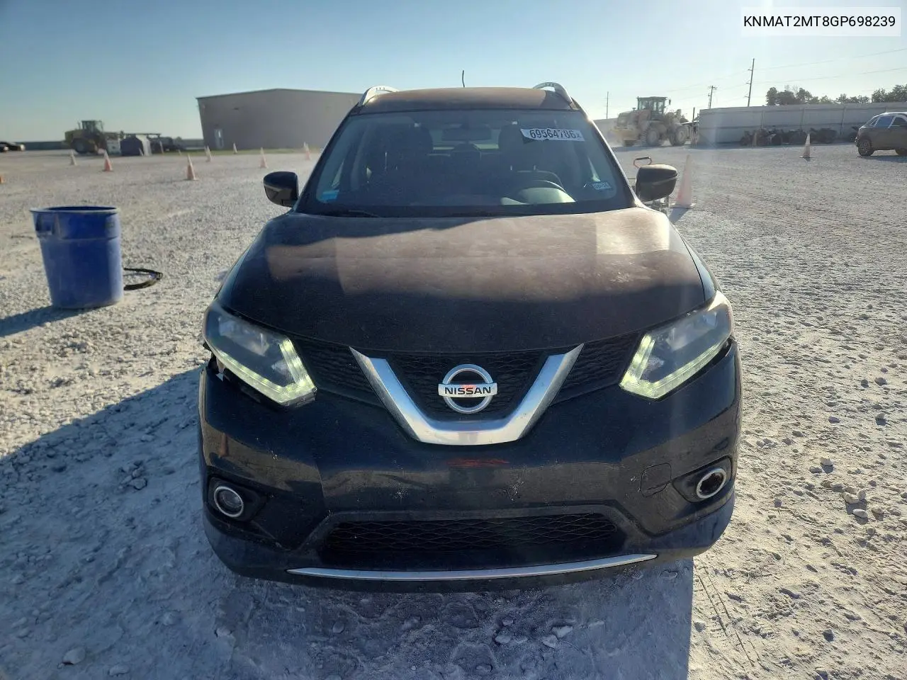 2016 NISSAN ROGUE VIN KNMAT2MT8GP698239 — фото 5