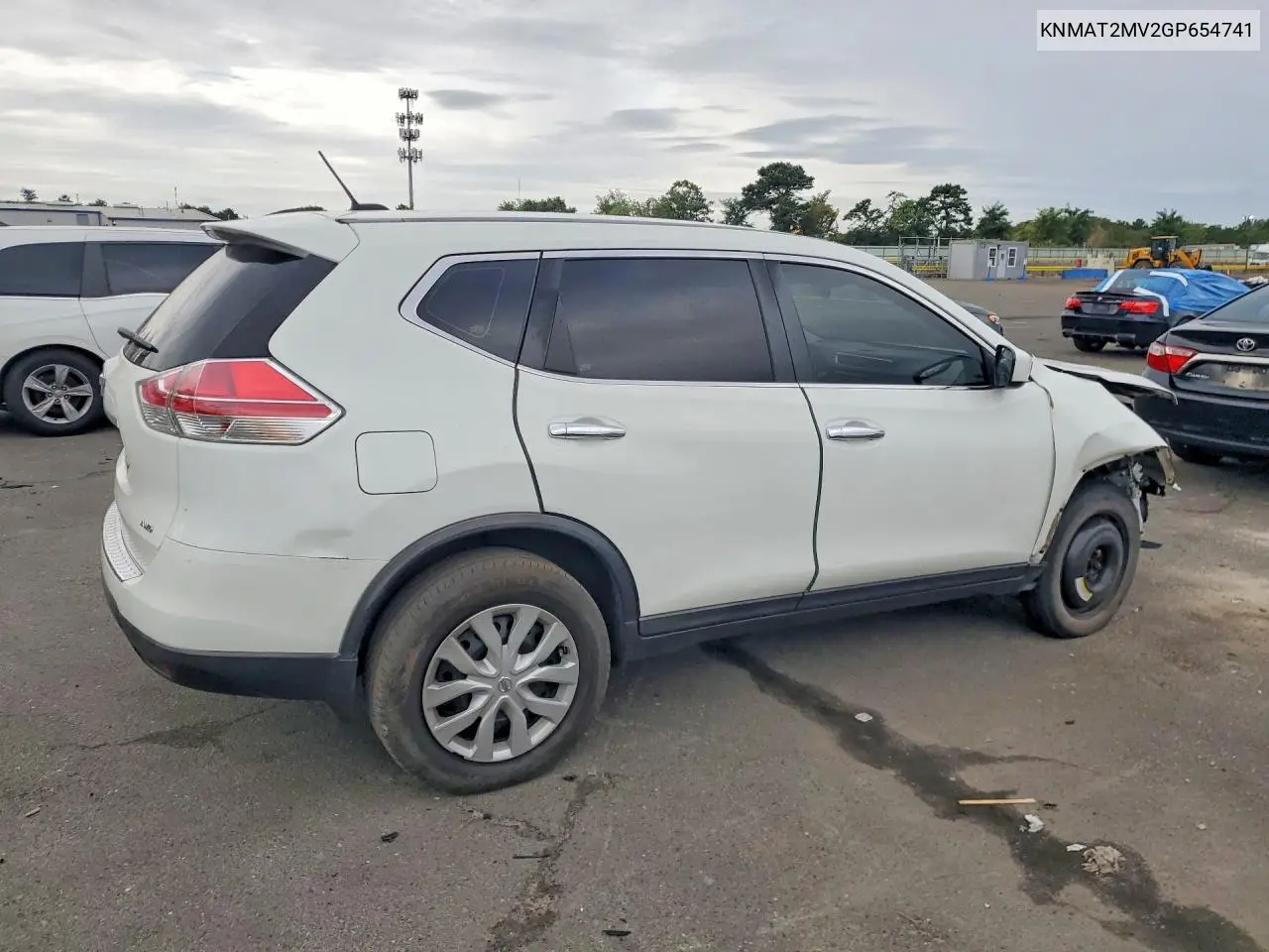 2016 NISSAN ROGUE VIN KNMAT2MV2GP654741 — фото 3