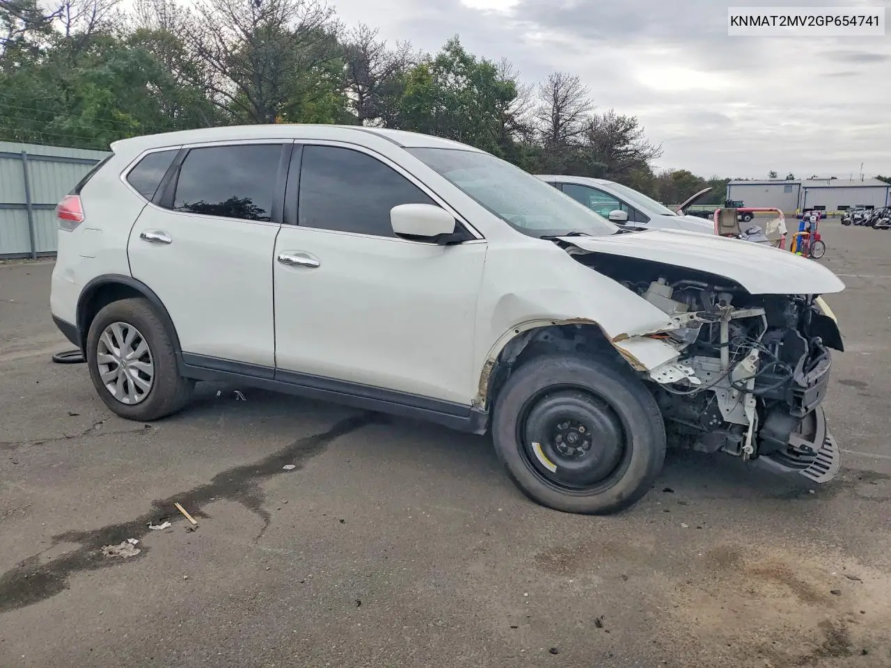 2016 NISSAN ROGUE VIN KNMAT2MV2GP654741 — фото 4
