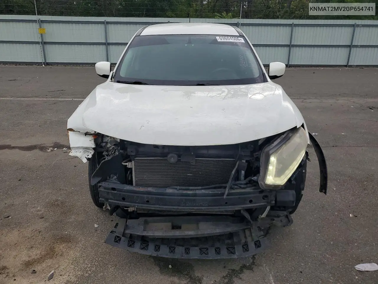 2016 NISSAN ROGUE VIN KNMAT2MV2GP654741 — фото 5
