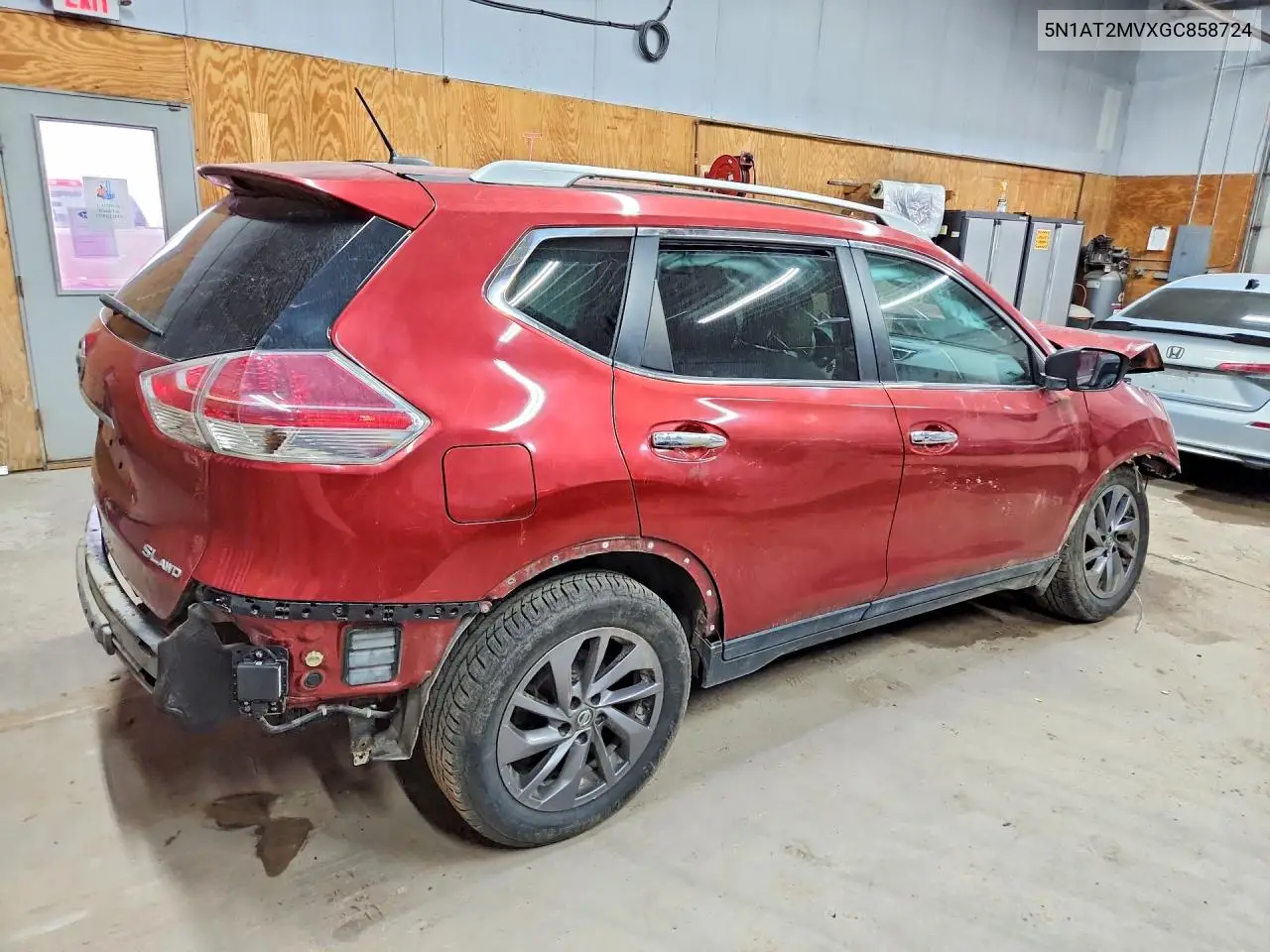 2016 NISSAN ROGUE VIN 5N1AT2MVXGC858724 — фото 3