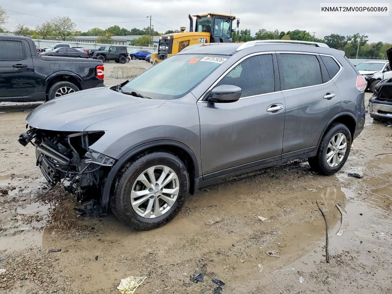NISSAN ROGUE 2016, VIN KNMAT2MV0GP600869