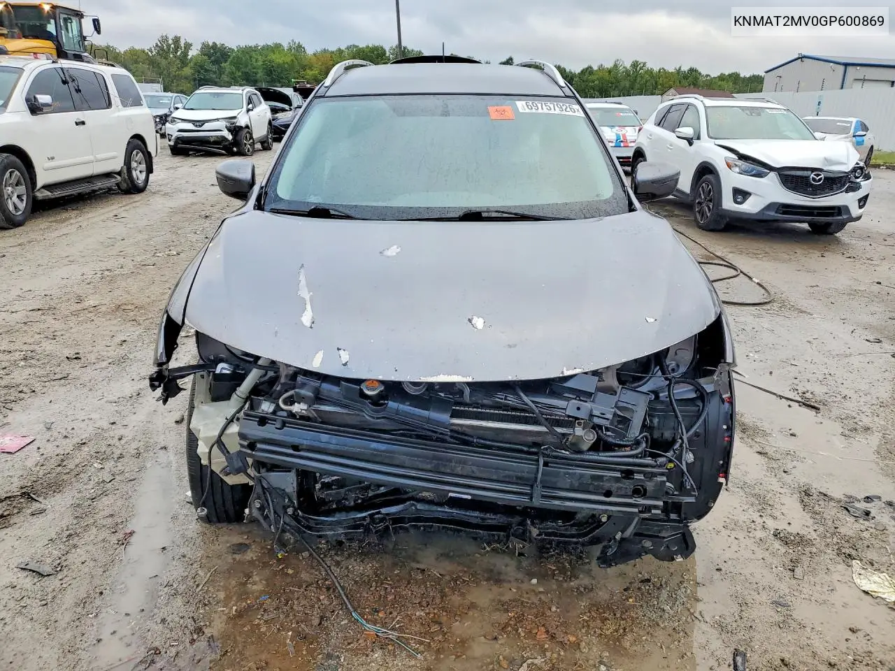 2016 NISSAN ROGUE VIN KNMAT2MV0GP600869 — фото 5