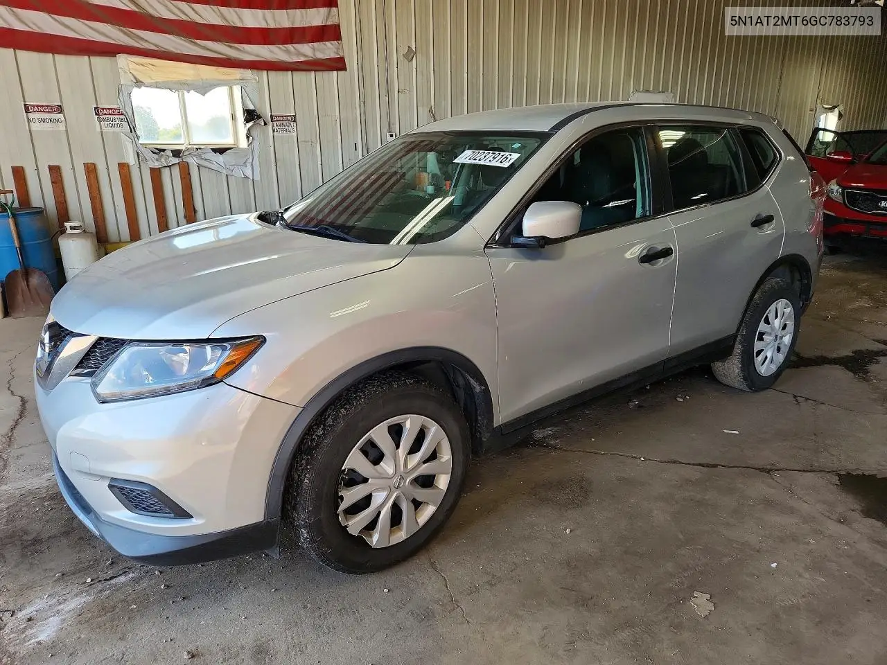 NISSAN ROGUE 2016, VIN 5N1AT2MT6GC783793