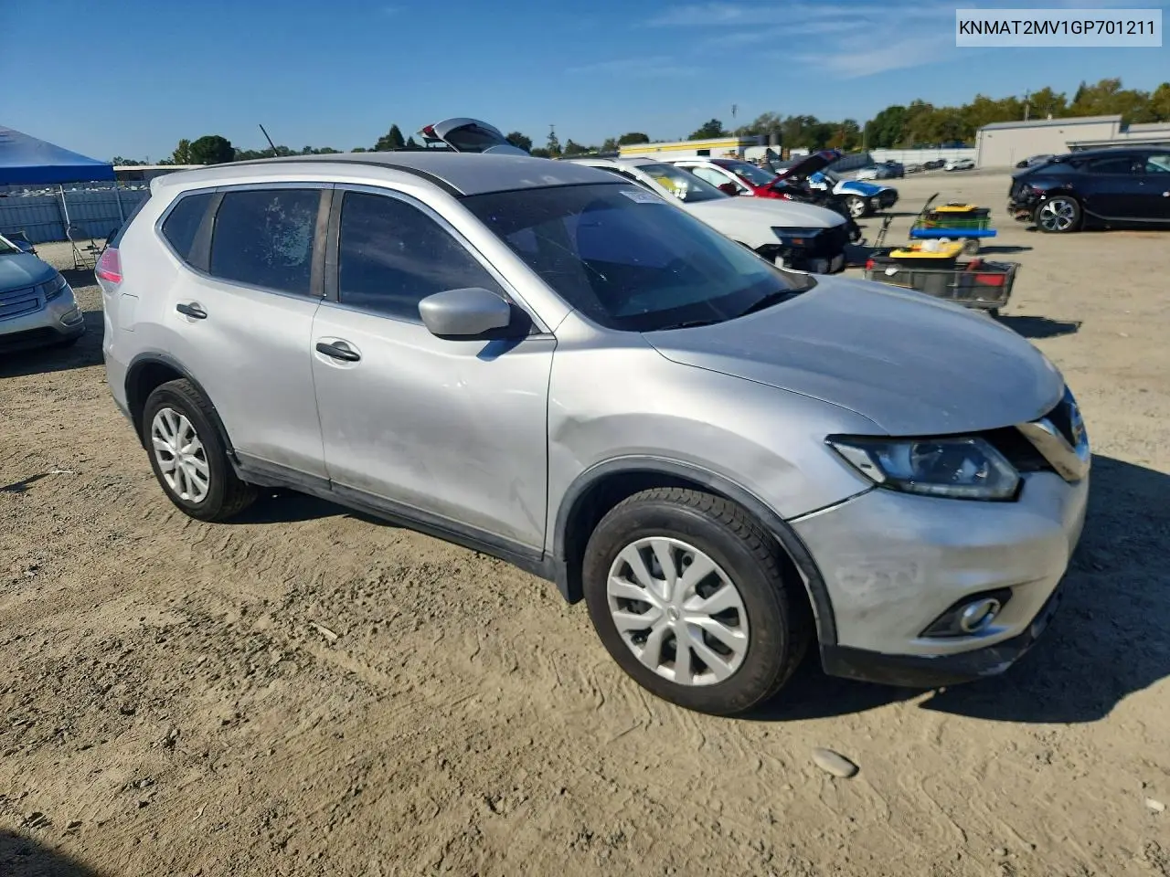 2016 NISSAN ROGUE VIN KNMAT2MV1GP701211 — фото 4