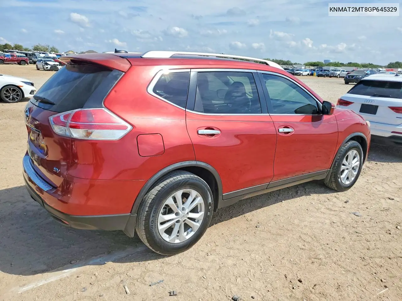 2016 NISSAN ROGUE VIN KNMAT2MT8GP645329 — фото 3