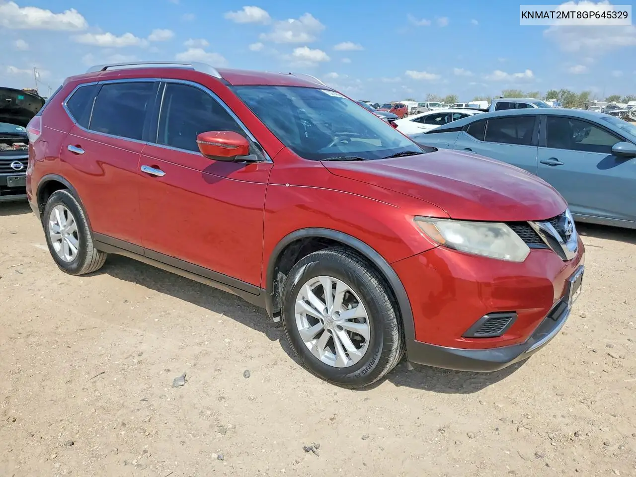 2016 NISSAN ROGUE VIN KNMAT2MT8GP645329 — фото 4