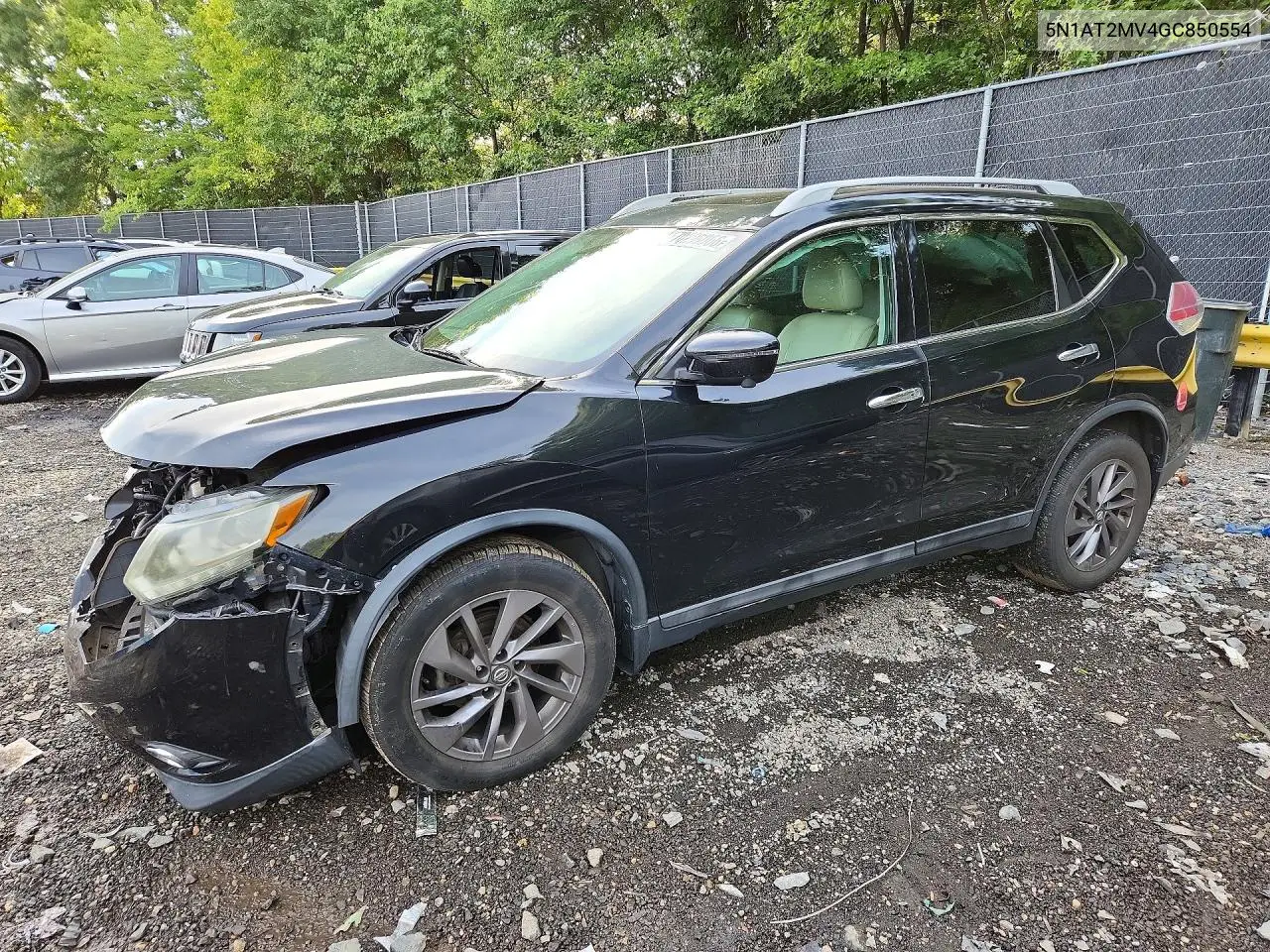 NISSAN ROGUE 2016, VIN 5N1AT2MV4GC850554