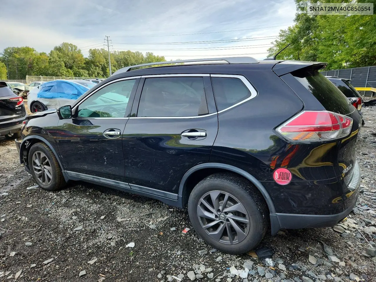2016 NISSAN ROGUE VIN 5N1AT2MV4GC850554 — фото 2