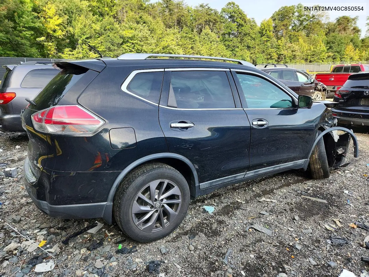 2016 NISSAN ROGUE VIN 5N1AT2MV4GC850554 — фото 3
