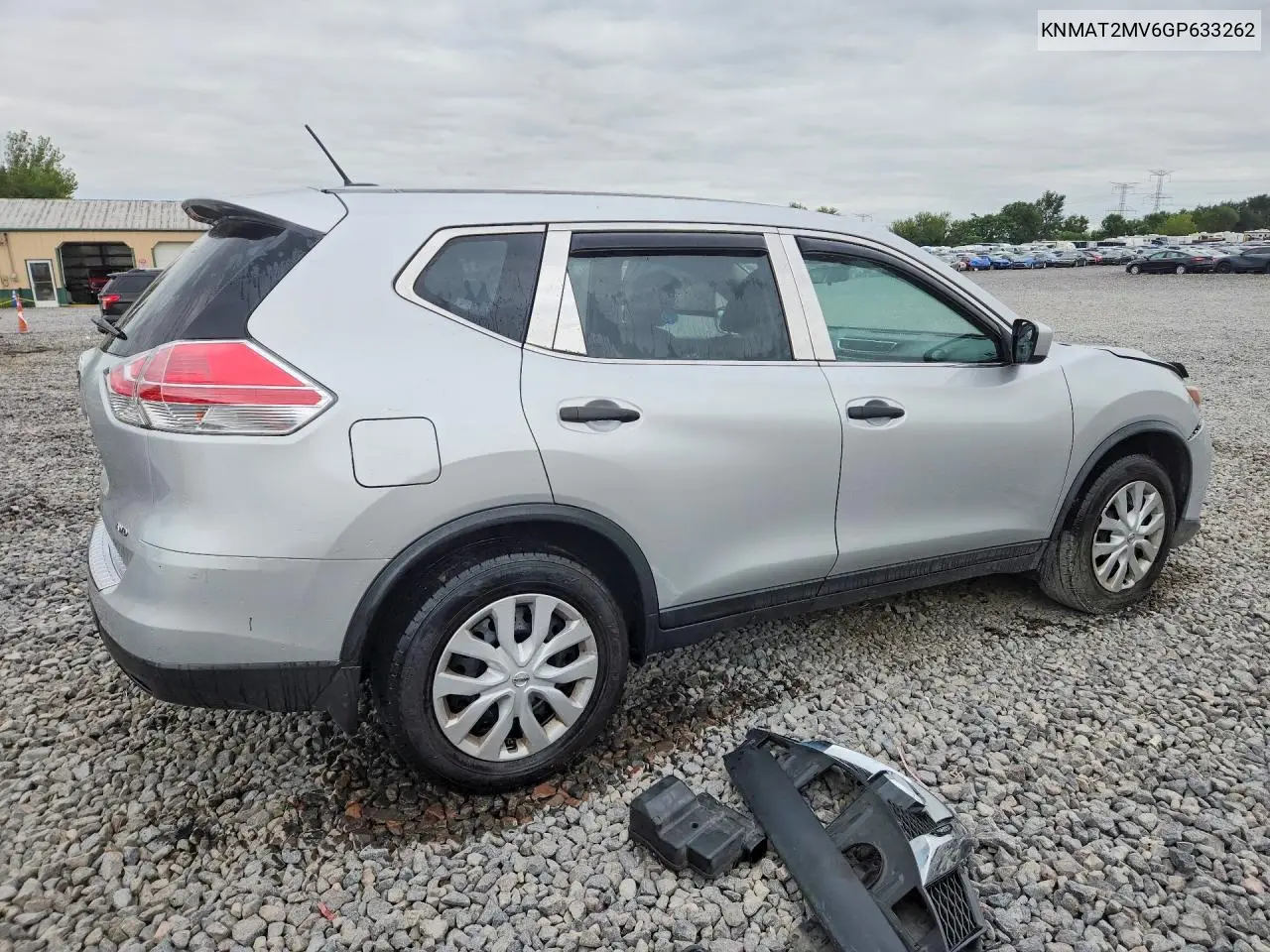 2016 NISSAN ROGUE VIN KNMAT2MV6GP633262 — фото 3