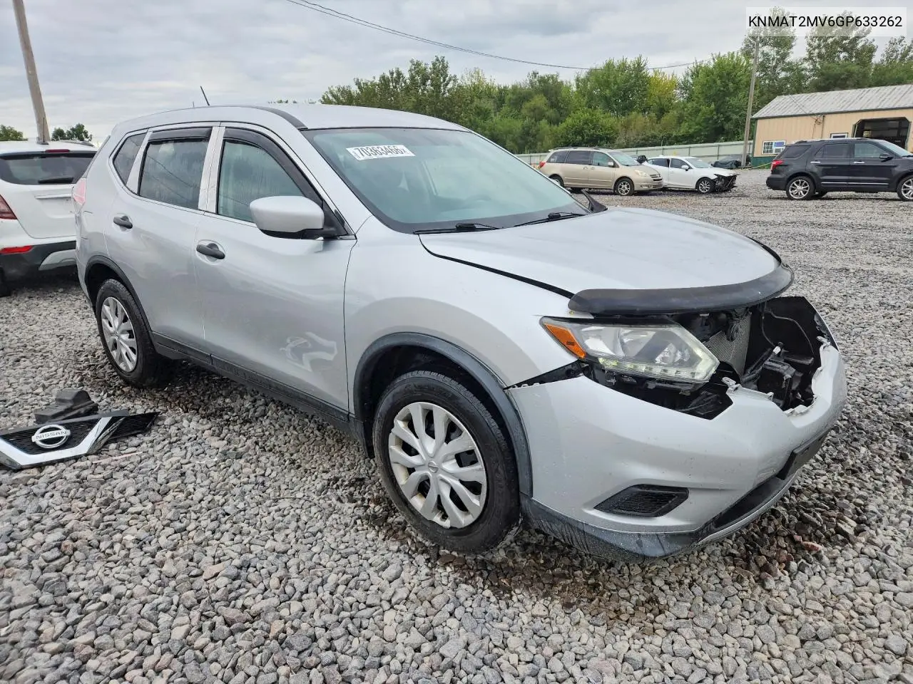 2016 NISSAN ROGUE VIN KNMAT2MV6GP633262 — фото 4