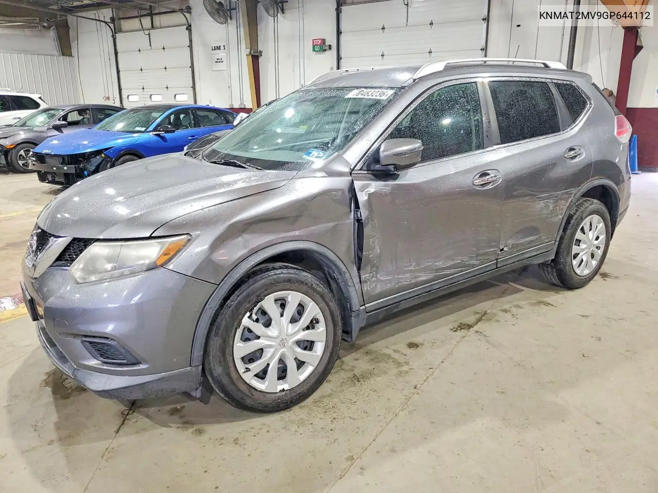 NISSAN ROGUE 2016, VIN KNMAT2MV9GP644112