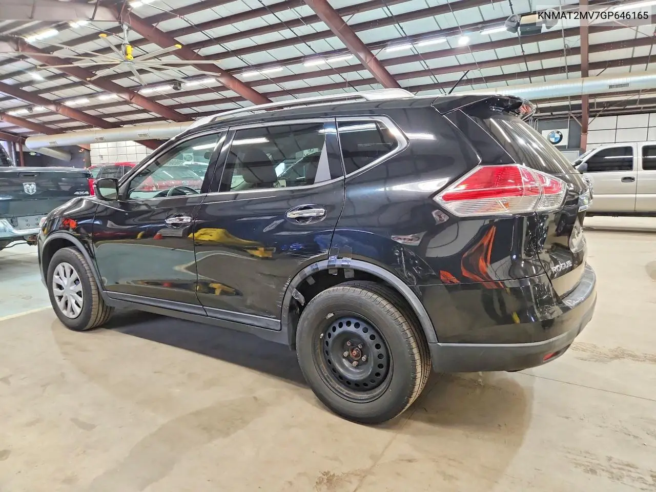 2016 NISSAN ROGUE VIN KNMAT2MV7GP646165 — фото 2