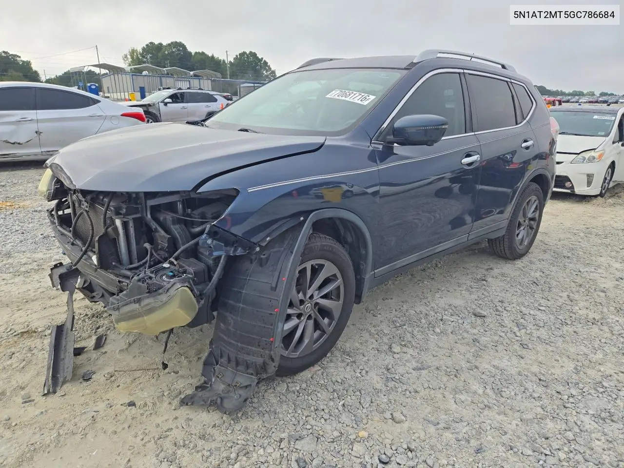 NISSAN ROGUE 2016, VIN 5N1AT2MT5GC786684