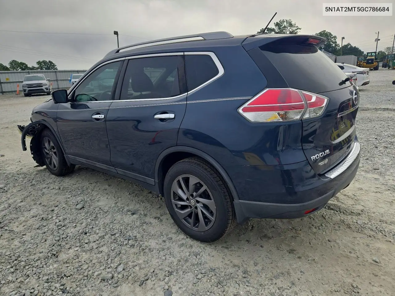 2016 NISSAN ROGUE VIN 5N1AT2MT5GC786684 — фото 2